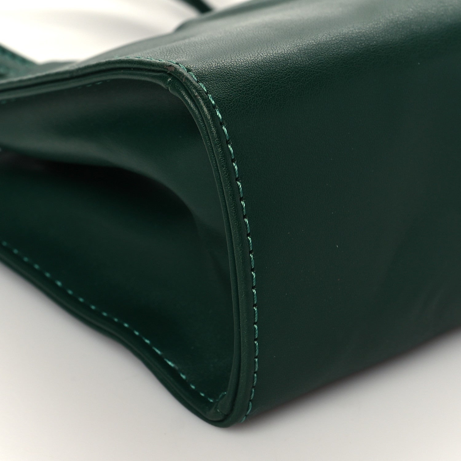 Telfar Vegan Leather Small Shopping Bag Dark Olive 8 of 9