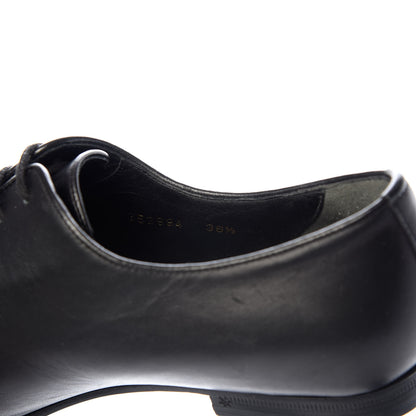 Gucci Calfskin Studded Lace Up Oxford 36.5 Black 9 of 10