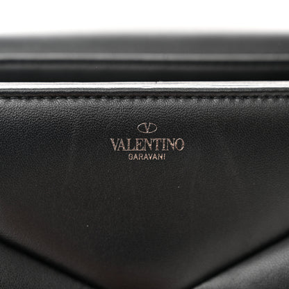 Valentino Garavani VALENTINO GARAVANI Nappa Tonal One Stud Chain Shoulder Bag Black 6 of 15