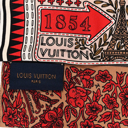 Louis Vuitton Silk Jeu De Louis BB Bandeau Beige 3 of 4