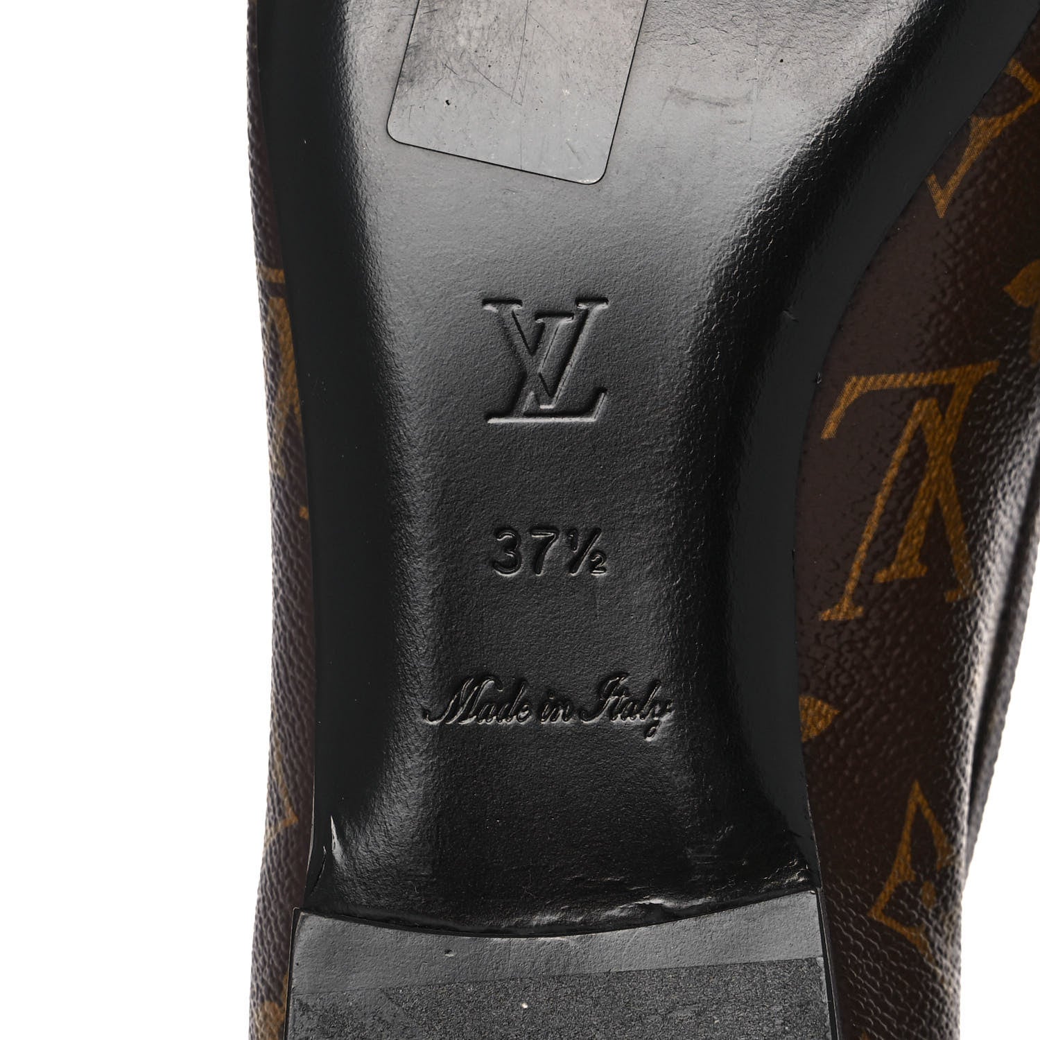 Louis Vuitton Monogram Upper Case Flat Loafer 37.5 6 of 9