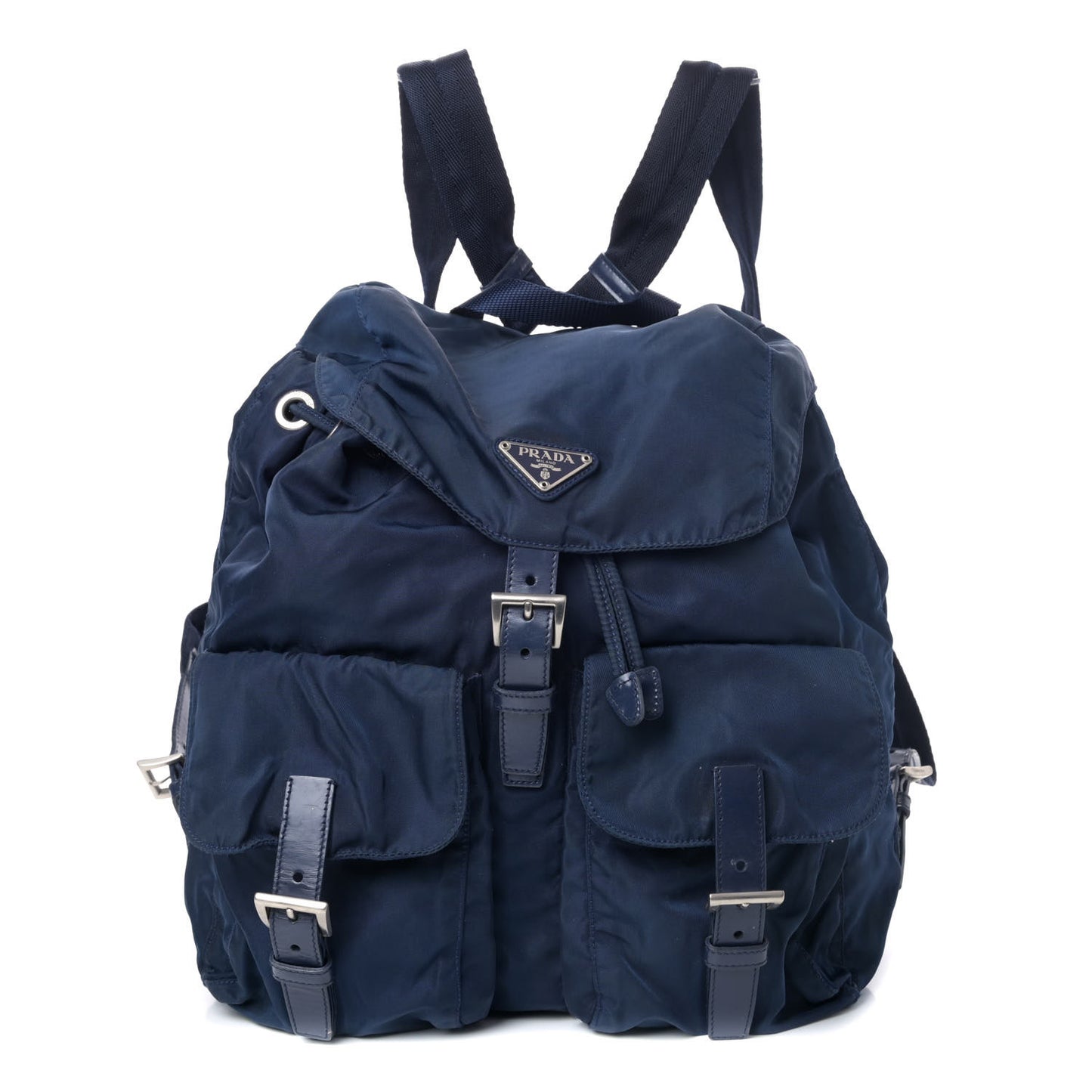 Tessuto Nylon Vela Medium Backpack Baltico