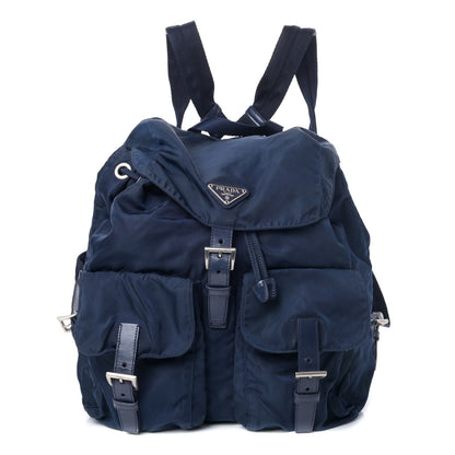 Prada Tessuto Nylon Vela Medium Backpack Baltico 1 of 4