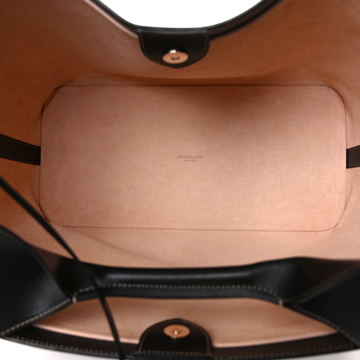 Calfskin Large The Bow Bag Black