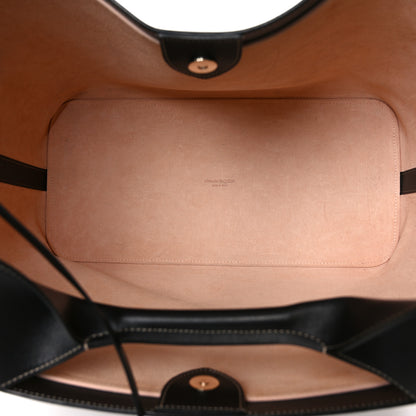 Alexander McQueen Calfskin Large The Bow Bag Black 6 of 10