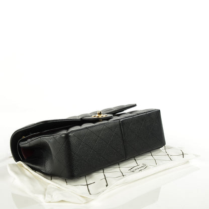 Chanel Caviar Quilted Jumbo Double Flap Black 4 of 8