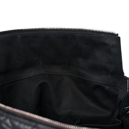 Chanel Distressed Lambskin Vintage Ligne Lady Braid Tote Black 12 of 16