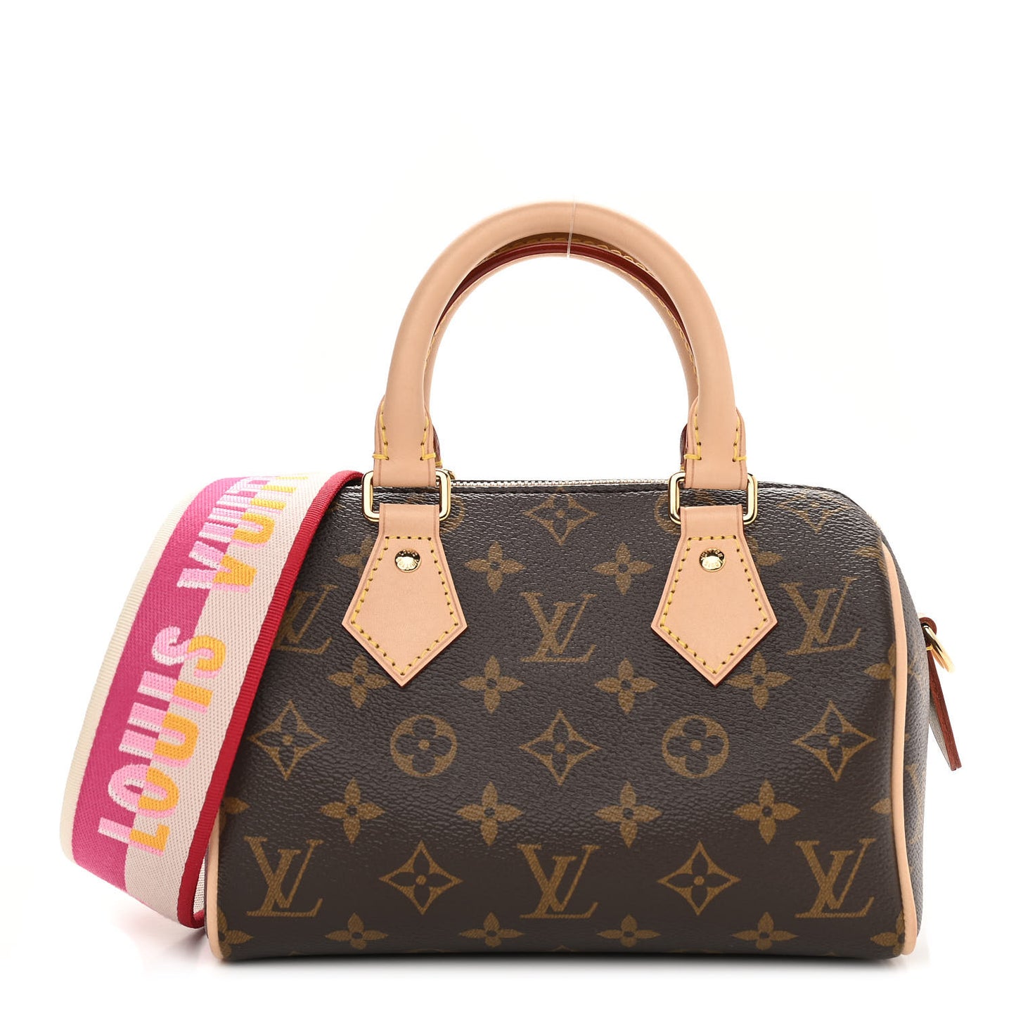 Monogram Speedy Bandouliere 20 Fuchsia