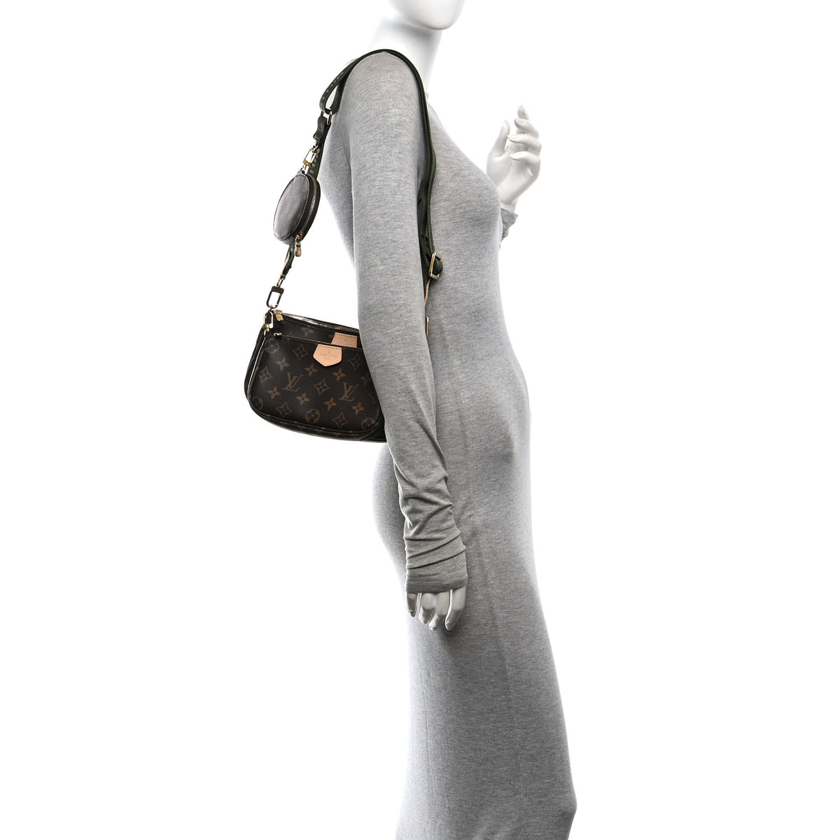 Louis Vuitton Monogram Multi Pochette Accessories Kaki 2 of 11