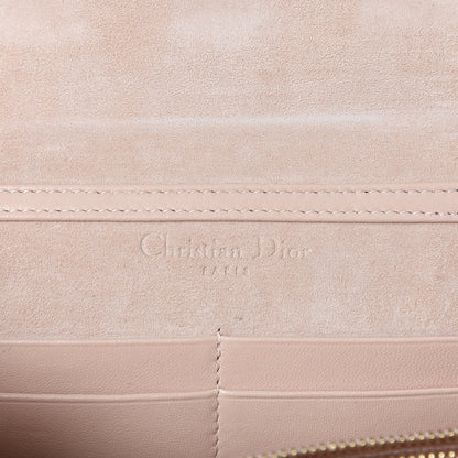 Christian Dior Lambskin Cannage Dioraddict Wallet On Chain Clutch Rose Poudre 6 of 10