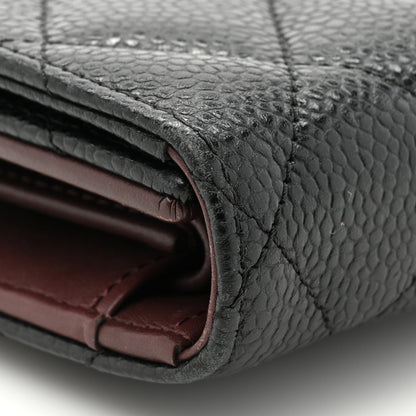 Chanel Caviar Quilted Large Flap Wallet Black 15 of 17
