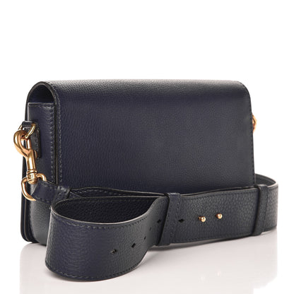 Christian Dior Grained Calfskin Dio(r)evolution Flap Bag Navy Blue 3 of 8