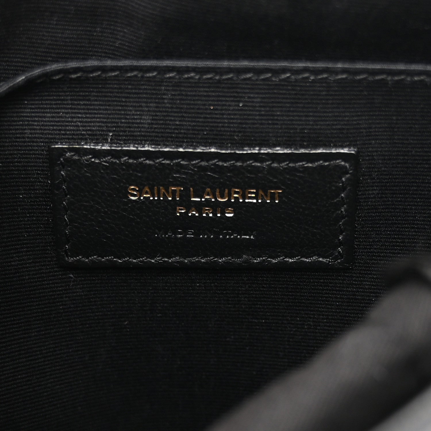 Saint Laurent Canvas Calfskin Monogram Lou Camera Bag Black Grey Cream 6 of 11