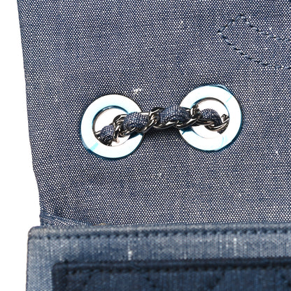 Chanel Denim Quilted Small Medallion Flap Blue 23 of 27