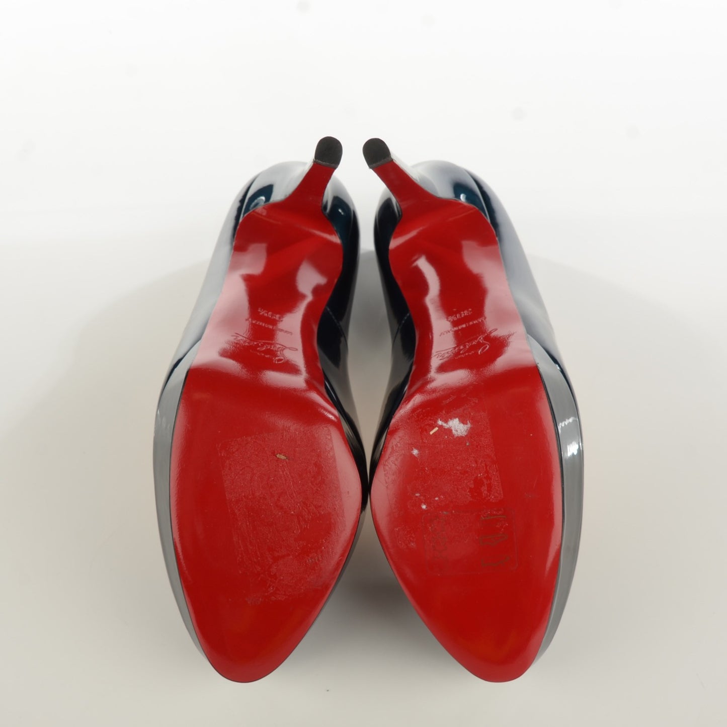 Metallic Patent Bianca 140 Pumps Peacock