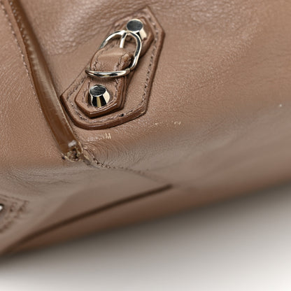 Balenciaga Veau Papier A6 Zip Around Tote Castagna 16 of 24