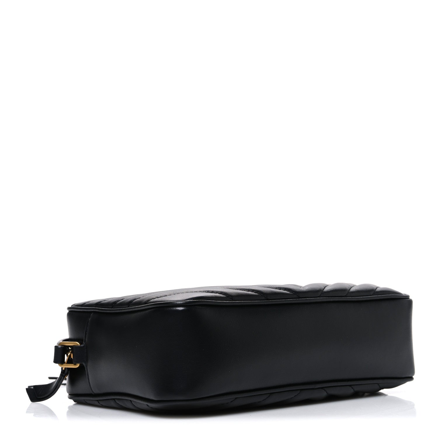 Saint Laurent Calfskin Matelasse Monogram Lou Camera Bag Black 4 of 11