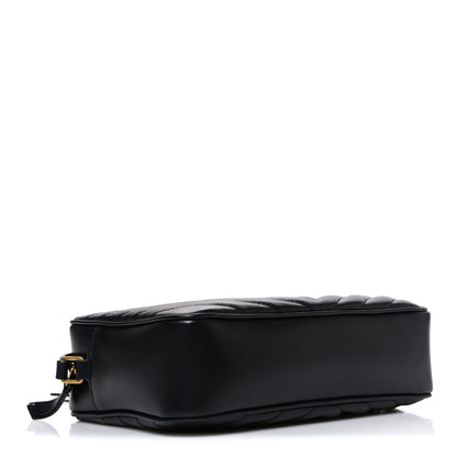 Saint Laurent Calfskin Matelasse Monogram Lou Camera Bag Black 4 of 11