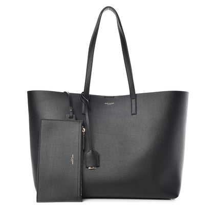 Saint Laurent Calfskin Large Shopping Tote Black 1 of 13