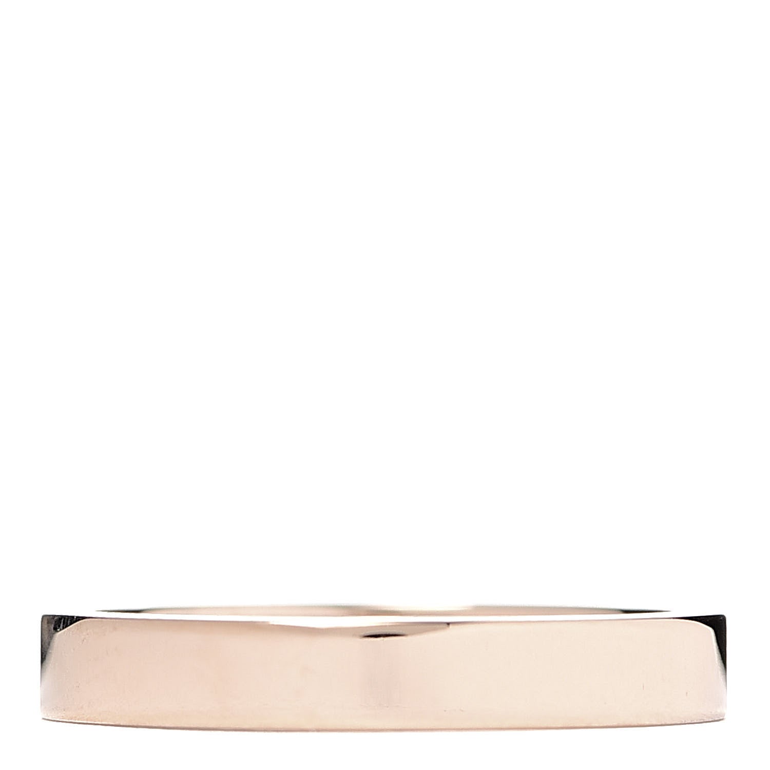 Cartier 18K Pink Gold Diamond 3mm C De Wedding Band Ring 50 5.25 3 of 5