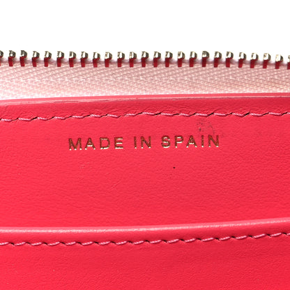 Chanel Caviar Quilted Perforated CC Zip Wallet White 7 of 13