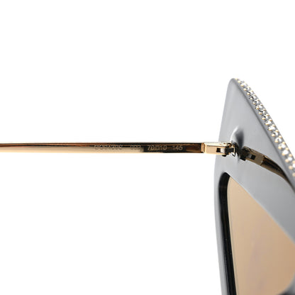 Gucci Acetate Crystal Geometric Sunglasses GG0430S Black 6 of 6