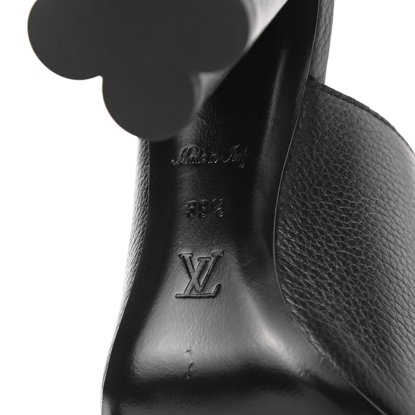 Calfskin Indiana Mule 39.5 Black