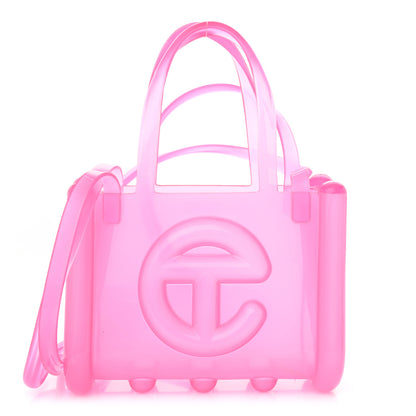 Telfar x MELISSA Jelly Small Shopping Bag Clear Pink 1 of 9