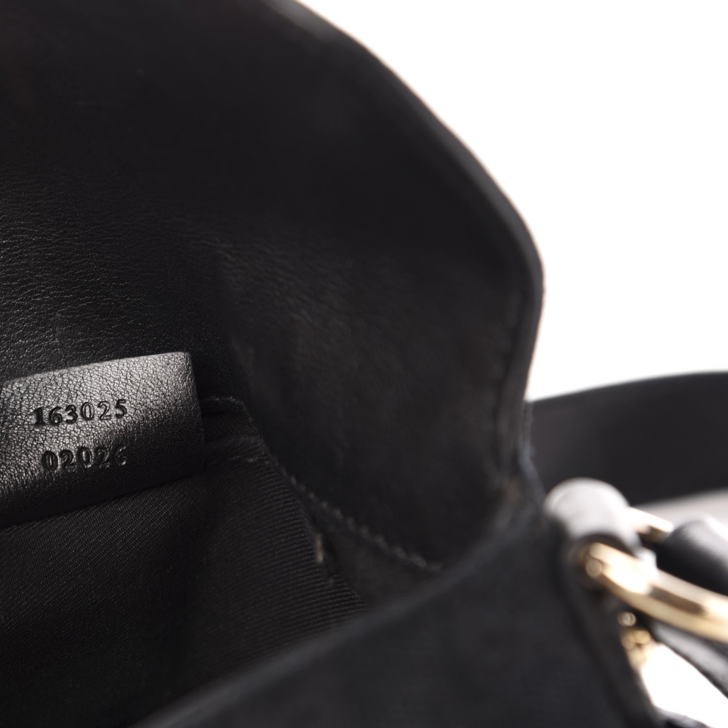 Gucci Monogram Horsebit Chain Flap Shoulder Bag Black 7 of 10