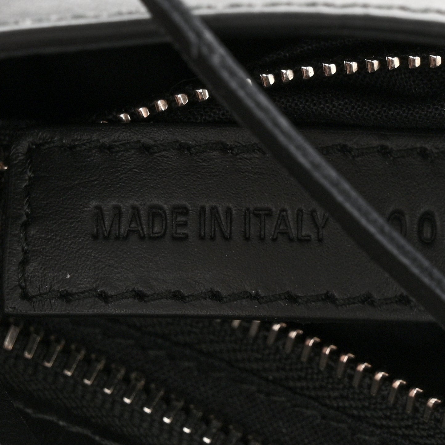 Canvas Satin Calfskin Diagonal Allover Logo Print Classic Silver Hardware Mini City Natural Black