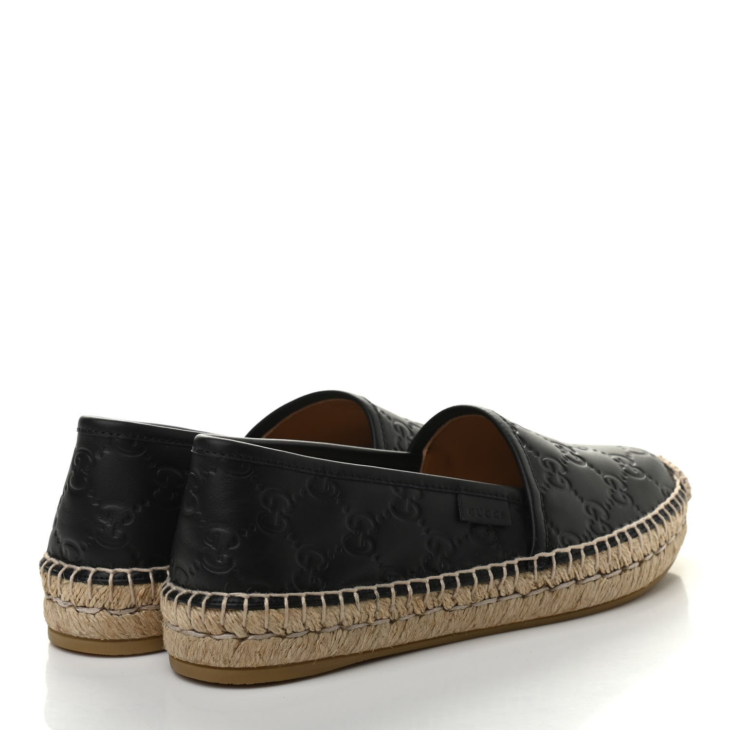 Gucci Guccissima Signature Espadrilles 35.5 Black 4 of 8