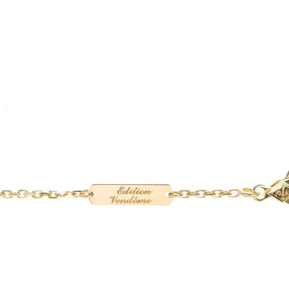 Van Cleef & Arpels 18K Yellow Gold Blue Sevres Porcelain Magic Alhambra Vendome Necklace 6 of 7