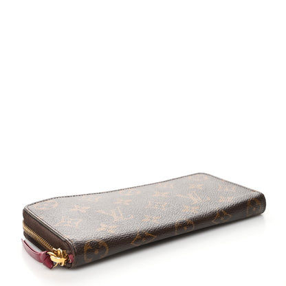 Louis Vuitton Monogram Clemence Wallet Fuchsia 4 of 11