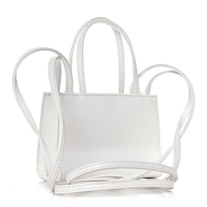 Telfar Vegan Leather Small Shopping Bag White 3 of 12