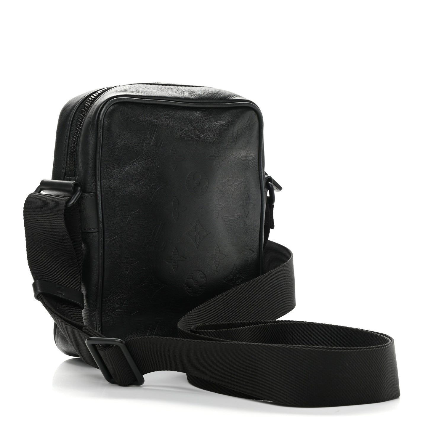Calfskin Monogram Shadow Danube PM Black
