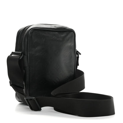 Louis Vuitton Calfskin Monogram Shadow Danube PM Black 3 of 10