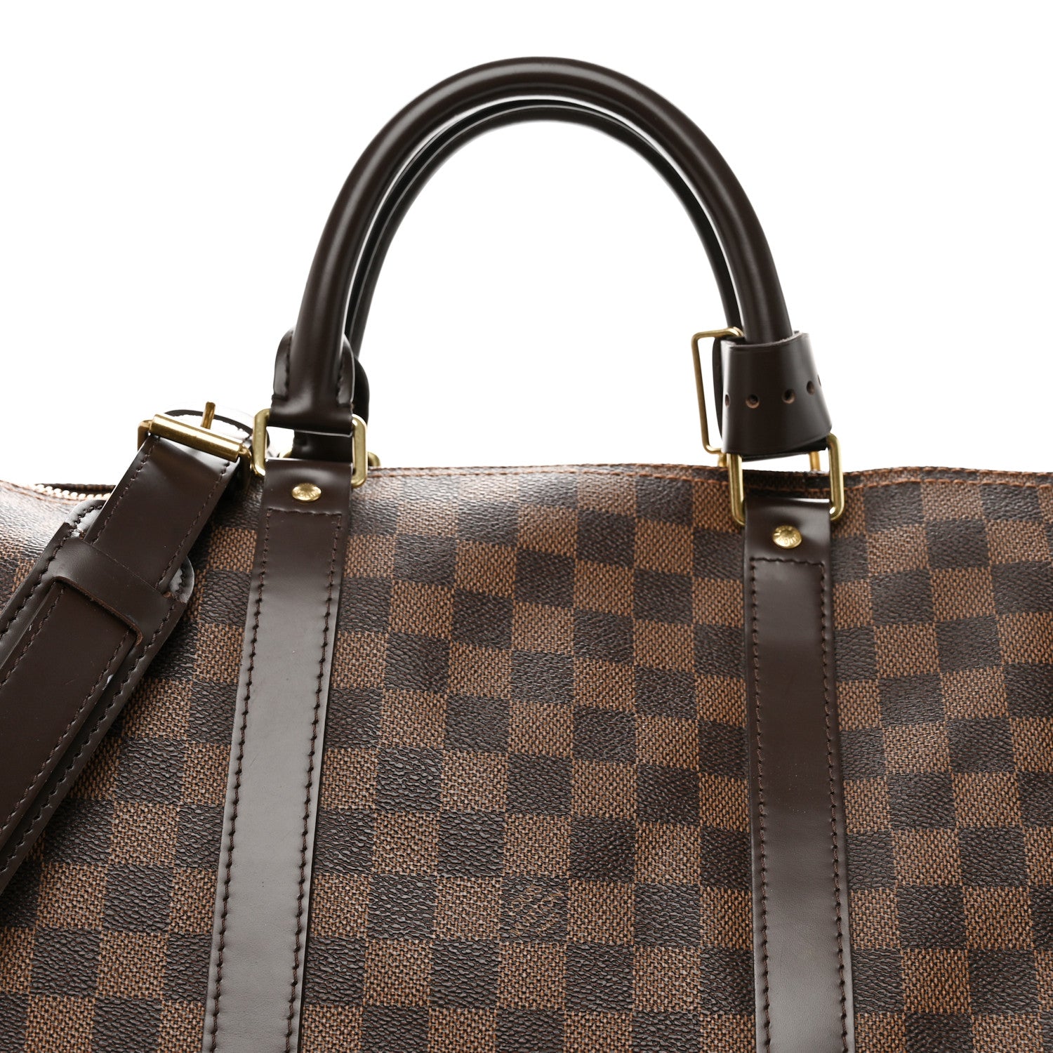 Louis Vuitton Damier Ebene Keepall Bandouliere 55 6 of 12