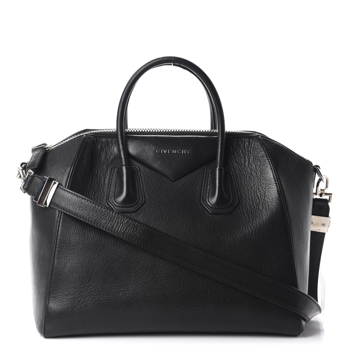 Givenchy Sugar Goatskin Medium Antigona Black 1 of 13