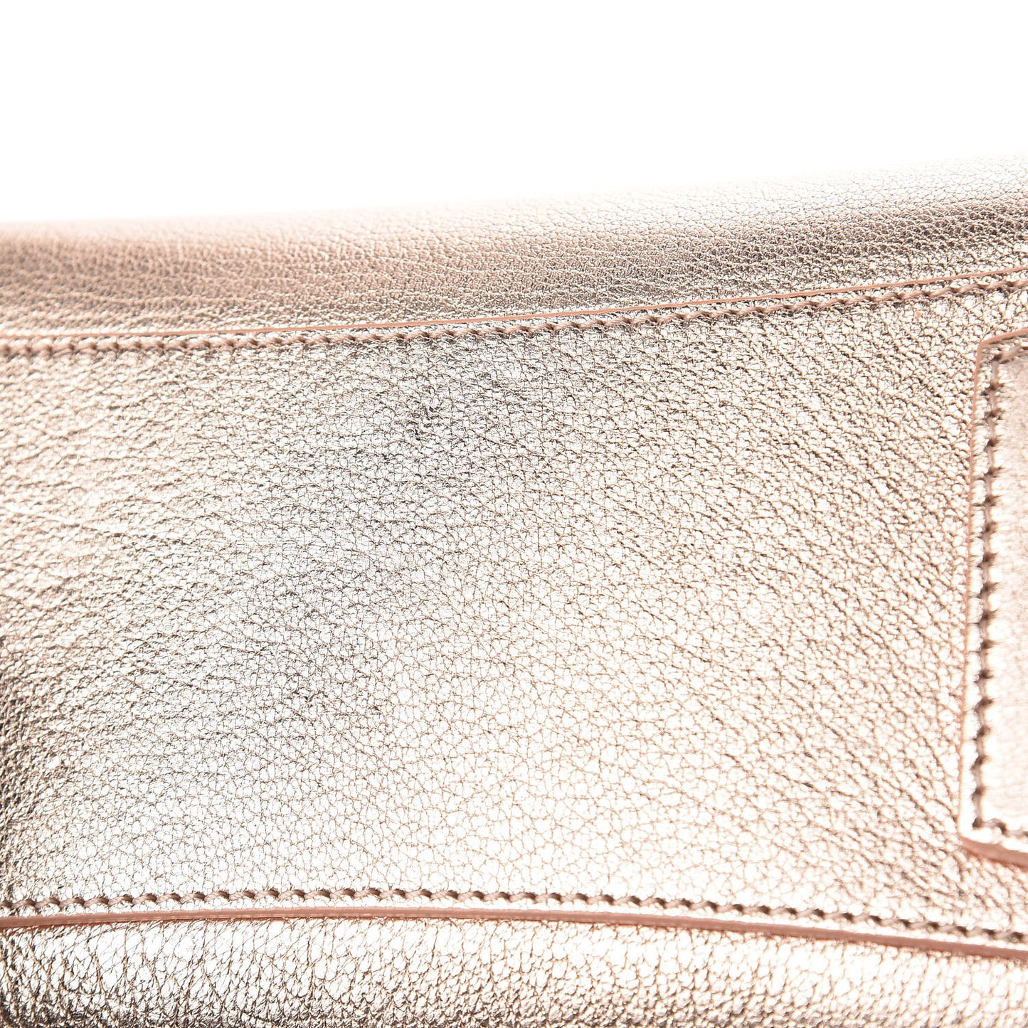 Metallic Sugar Goatskin Mini Antigona Light Pink