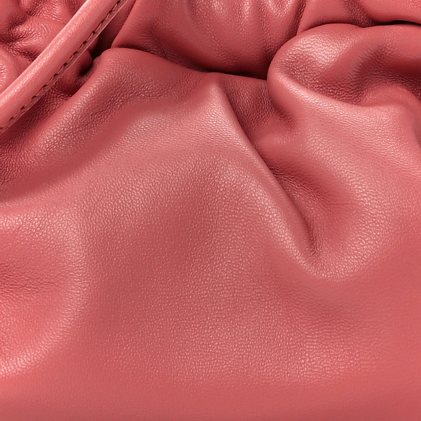 Lambskin Mini Cloud Clutch Blush