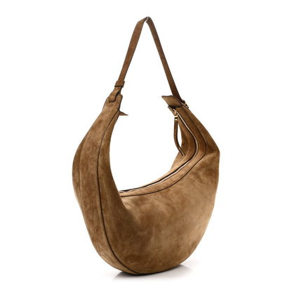 Khaite Suede Augustina Hobo Toffee 3 of 13