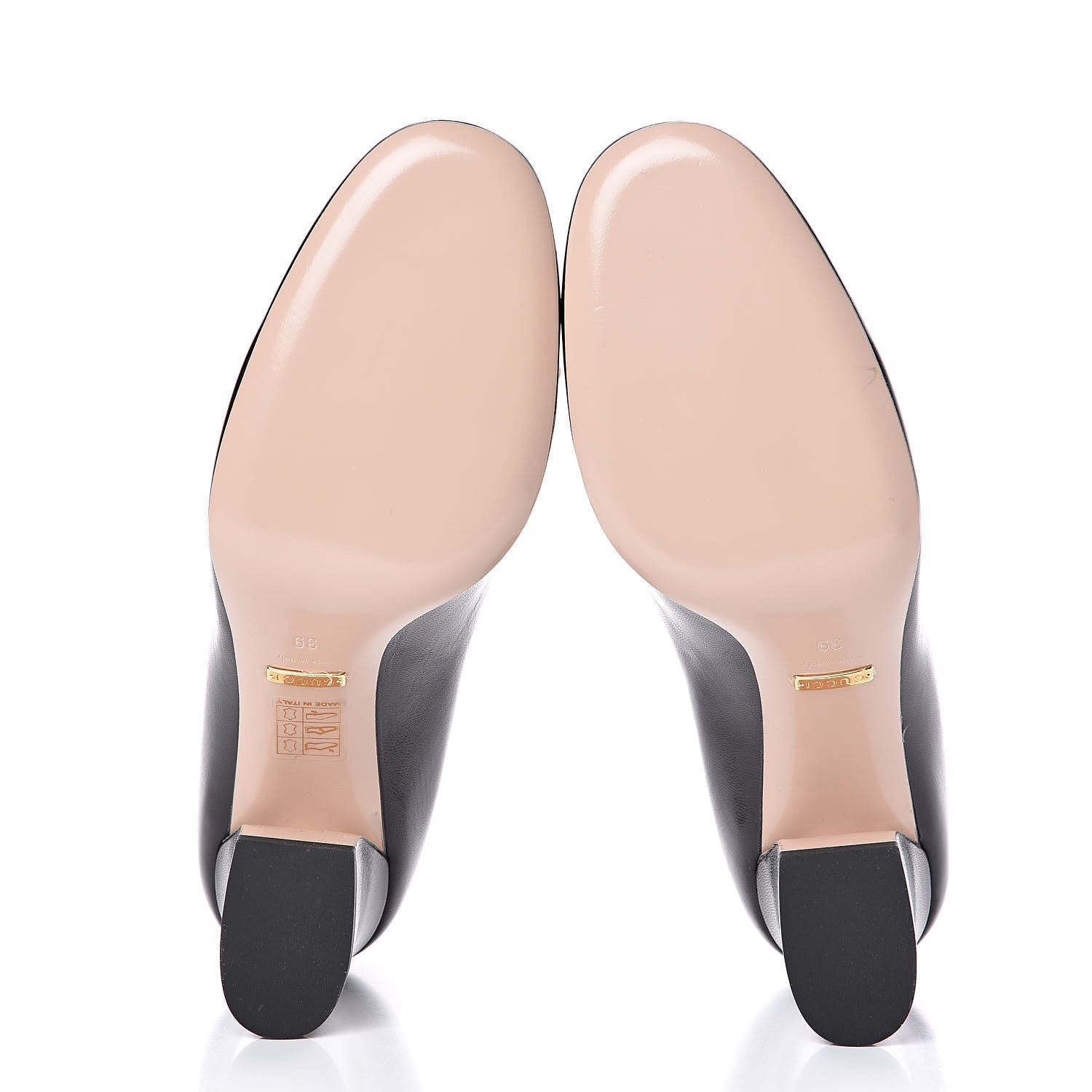 Gucci Malaga Kid Pearl Embellished Willow Loafer Pumps 39 Black 5 of 11