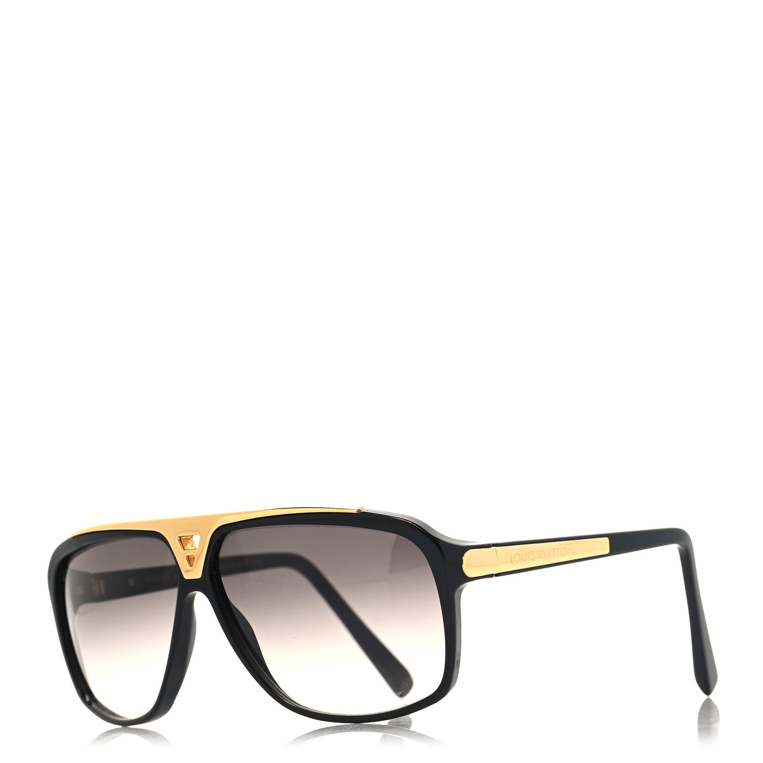 Louis Vuitton Acetate Evidence Sunglasses Z0350W Black 1 of 8