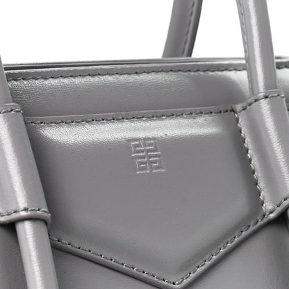Givenchy Box Calfskin Mini Lock Antigona Shoulder Bag Cloud Grey 8 of 12