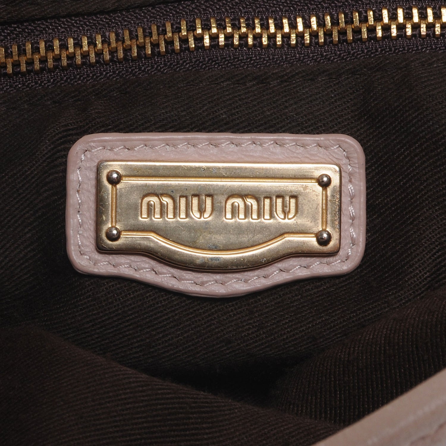 Miu Miu Lux Leather Matelasse Coffer Deserto 7 of 10