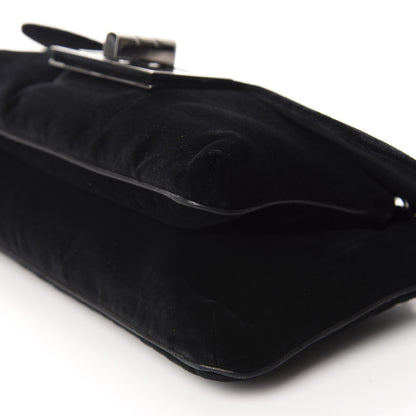 Chanel Velvet Small Mademoiselle Flap Black 8 of 11