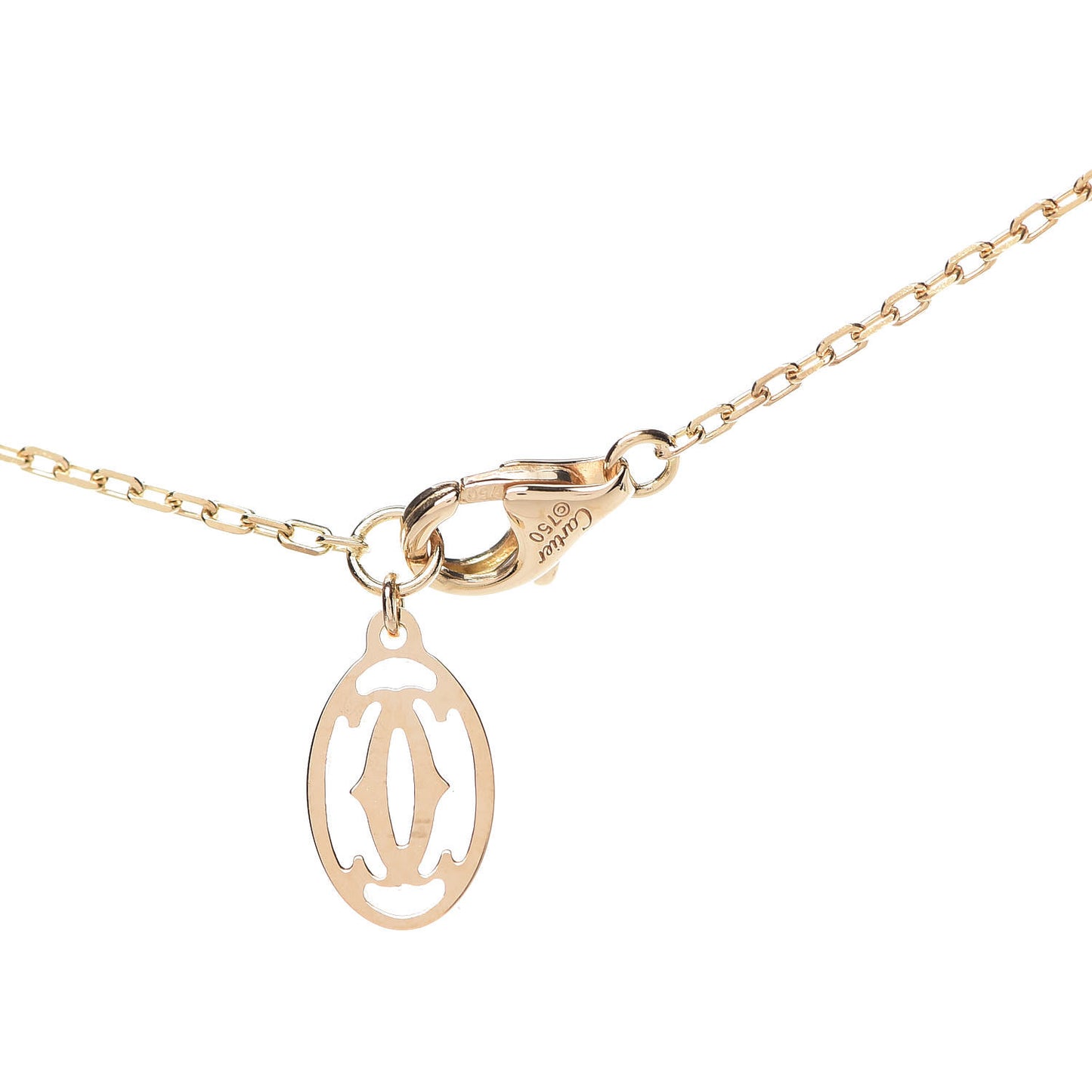 18K Yellow Gold Diamond SM D'Amour Pendant Necklace