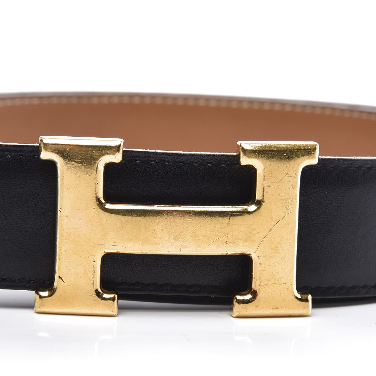 Box Chamonix 32mm H Belt 80 Black Gold