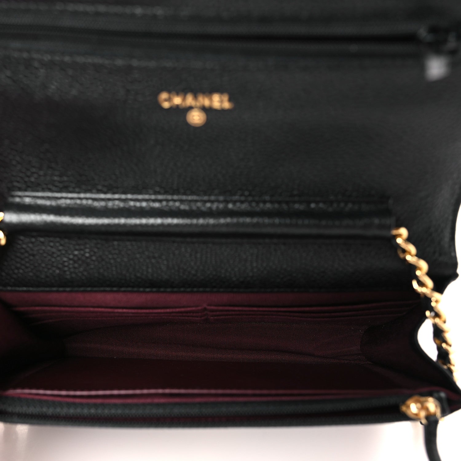 Chanel Caviar Quilted Wallet on Chain WOC Black 5 of 11