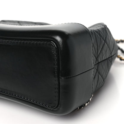 Chanel Aged Calfskin Quilted Small Gabrielle Backpack Black 10 of 11